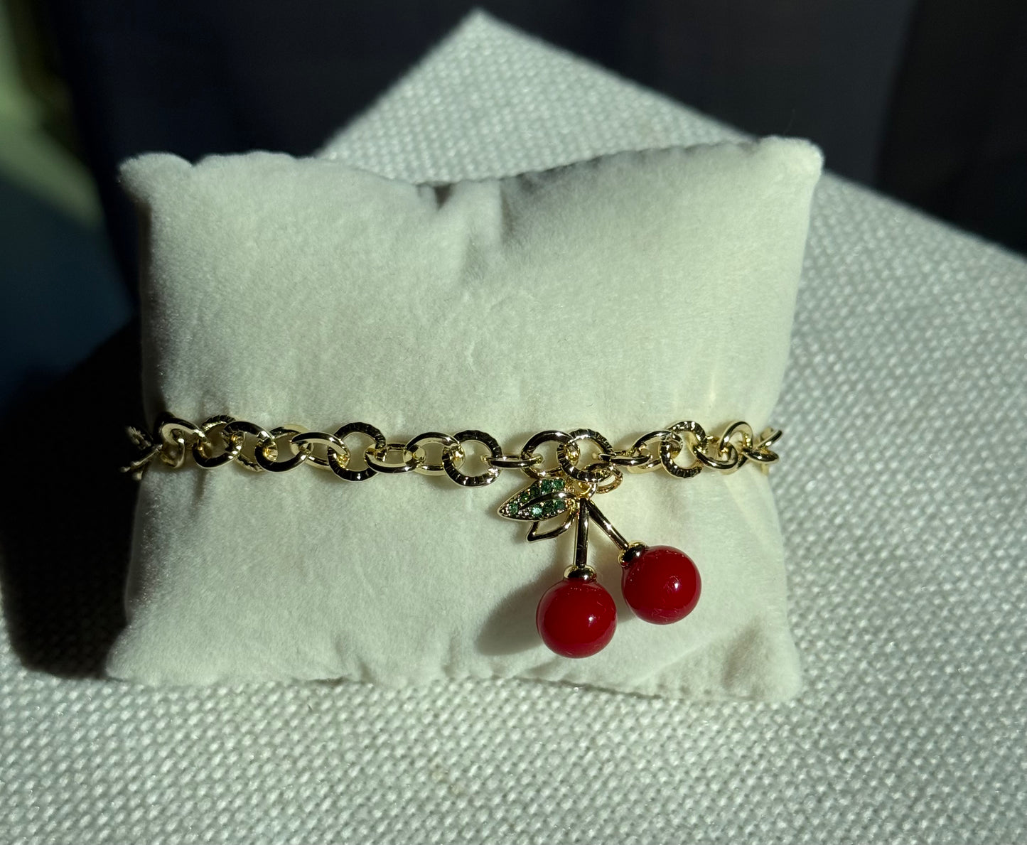 The Cherry Charm Bracelet