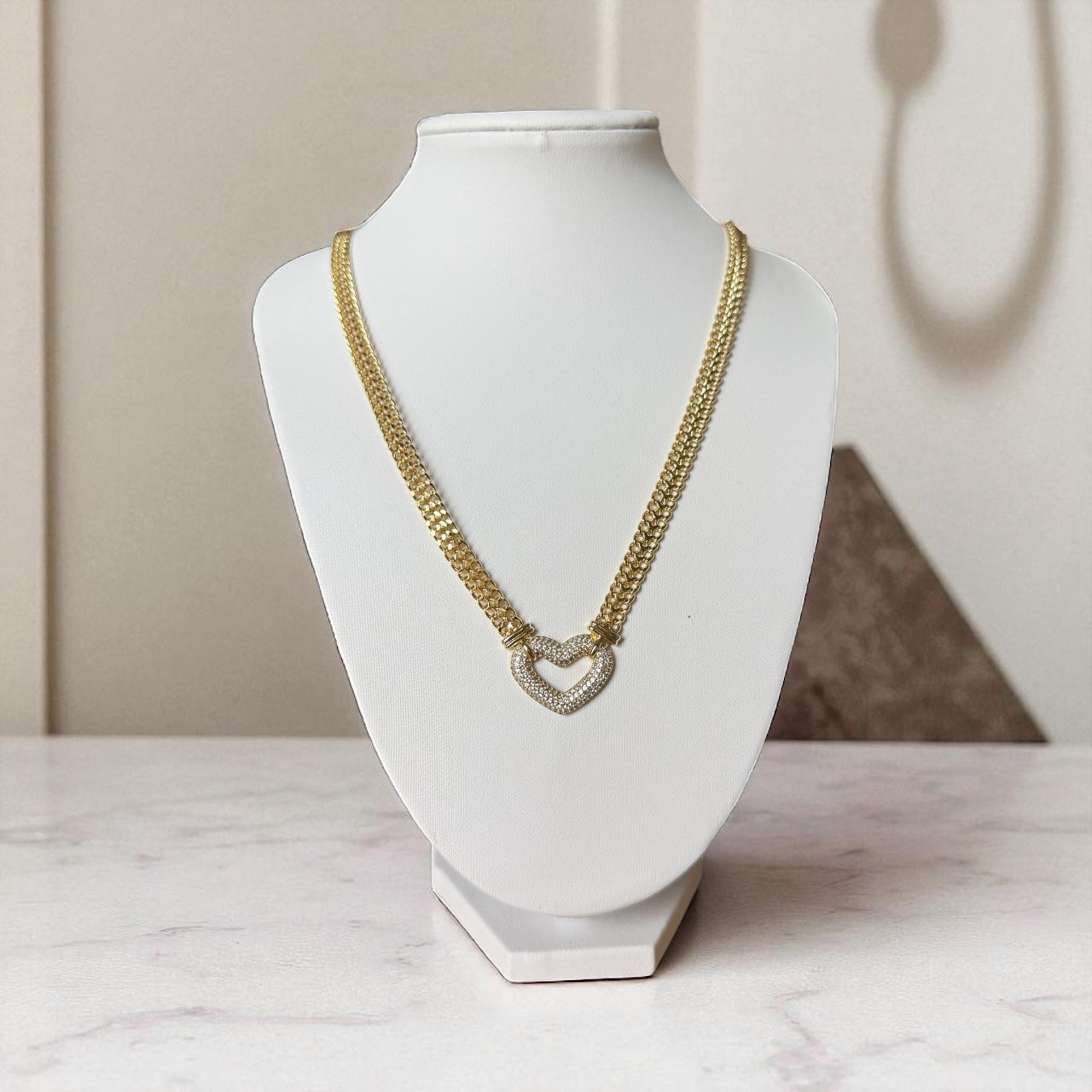 Eternal Spark Heart Necklace