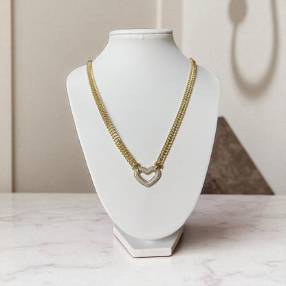 Eternal Spark Heart Necklace