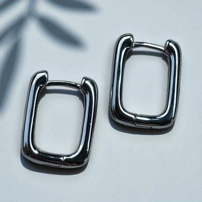 Geo Rectangular Earrings