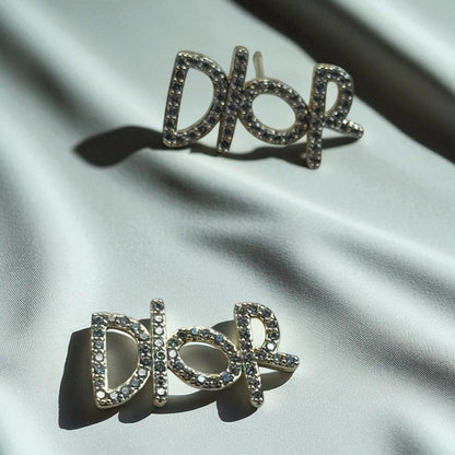 Chic Script Earrings