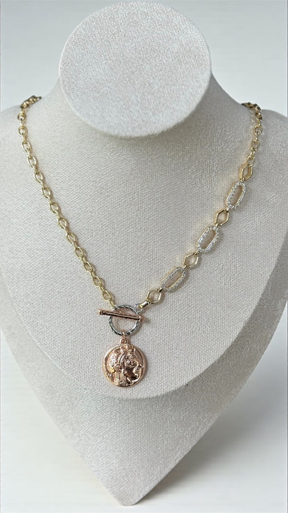 Athena’s Grace Medallion Necklace