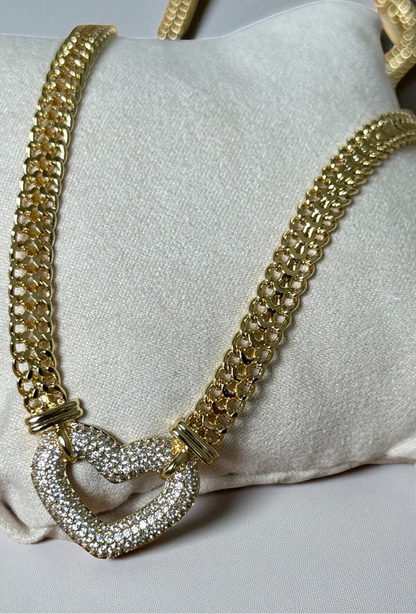 Eternal Spark Heart Necklace