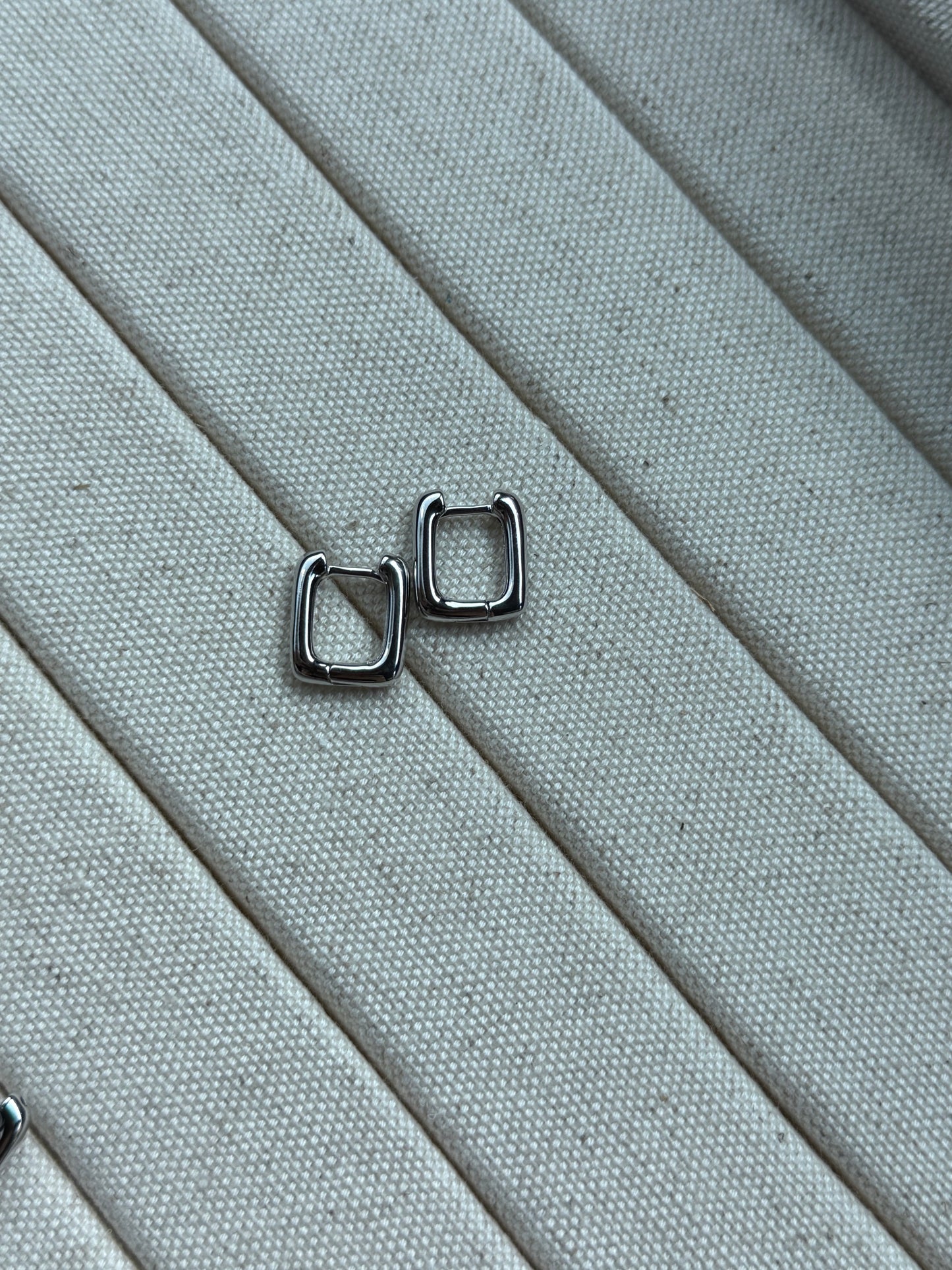 Geo Rectangular Earrings