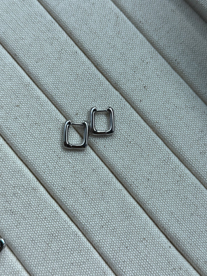Geo Rectangular Earrings