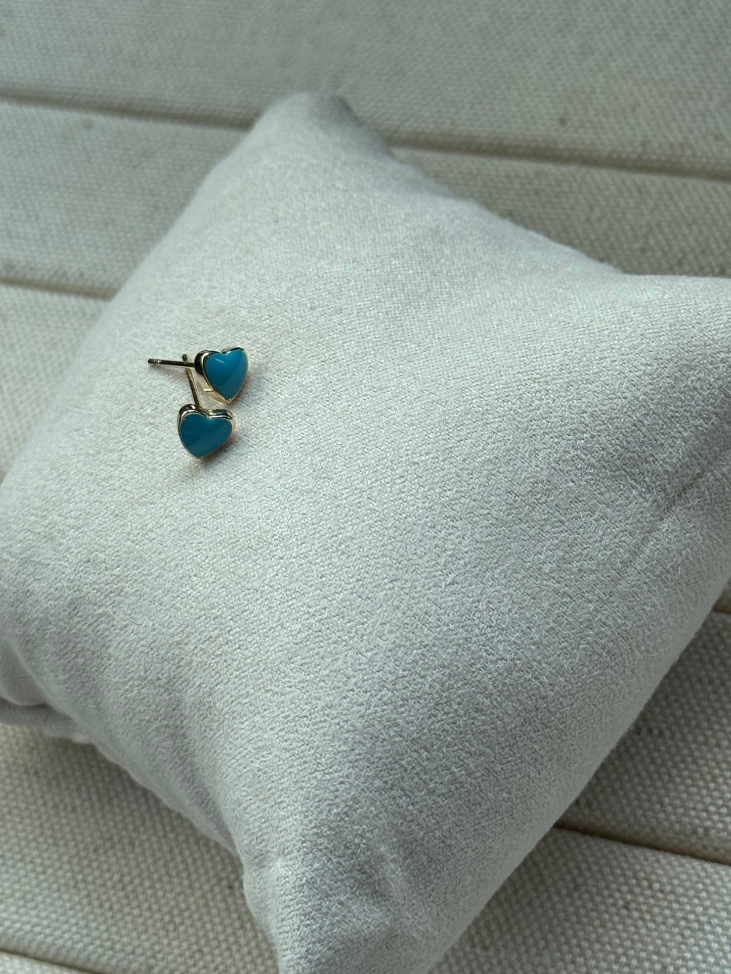 Blue Love Studs