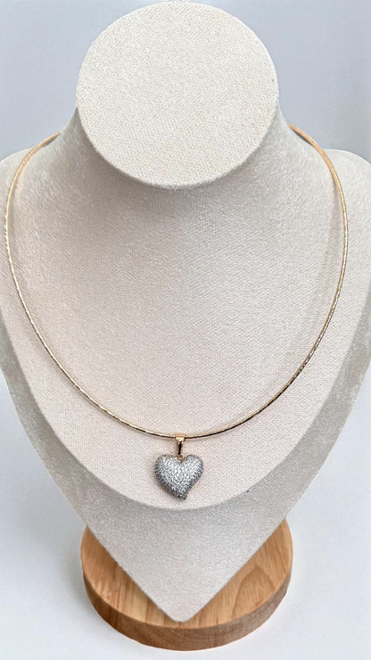 Amara Pavé Heart Necklace