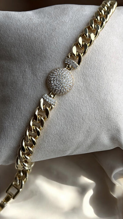 The Golden Sphere Set – Necklace & Bracelet