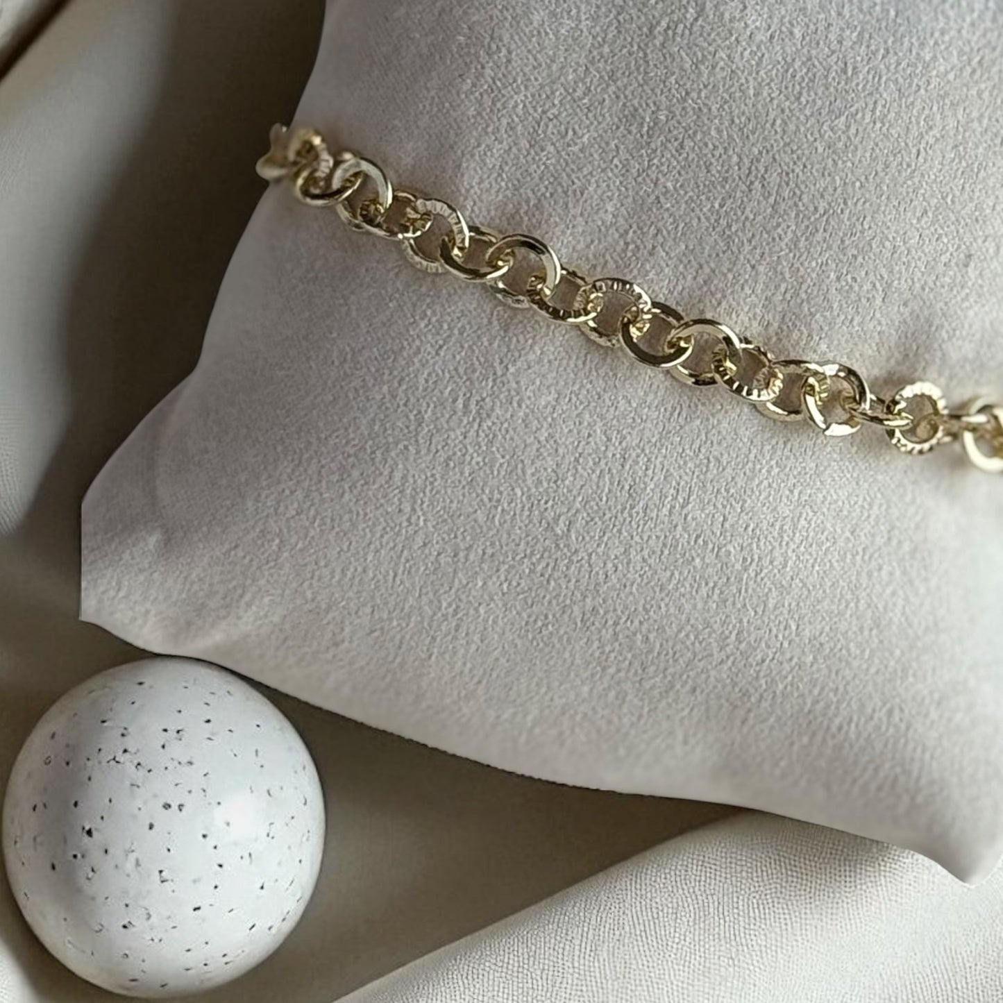 Golden Horizon Link Bracelet