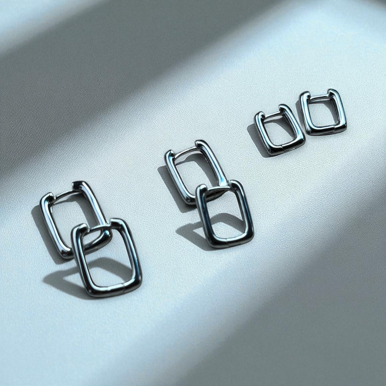 Geo Rectangular Earrings