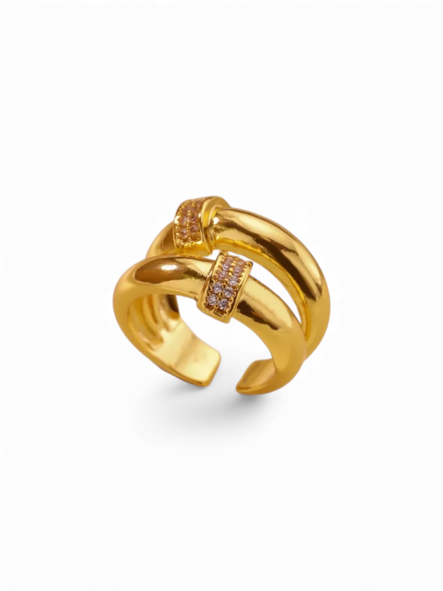 The Pave Pillar Ring