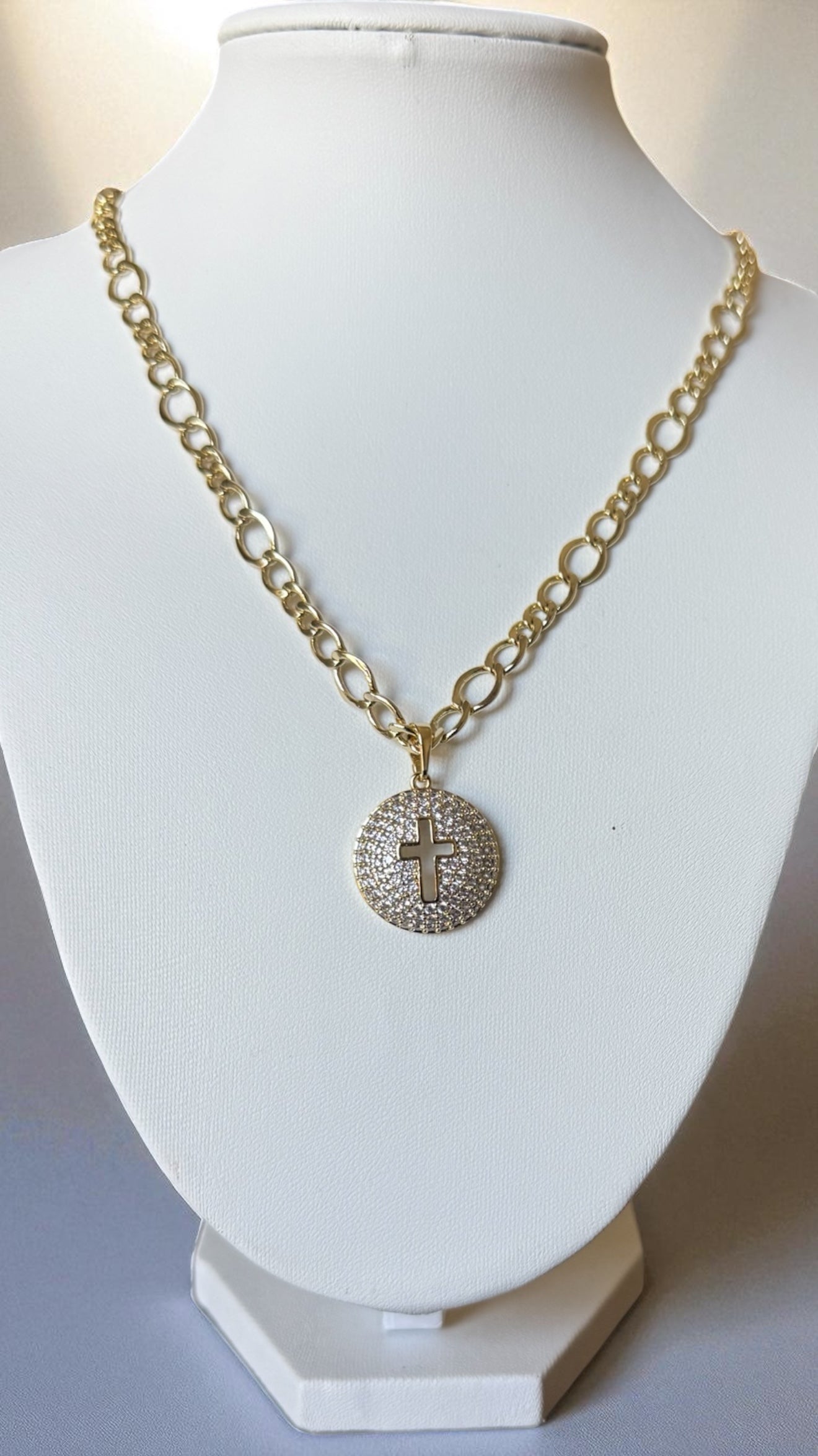 Faith & Light Medallion Necklace