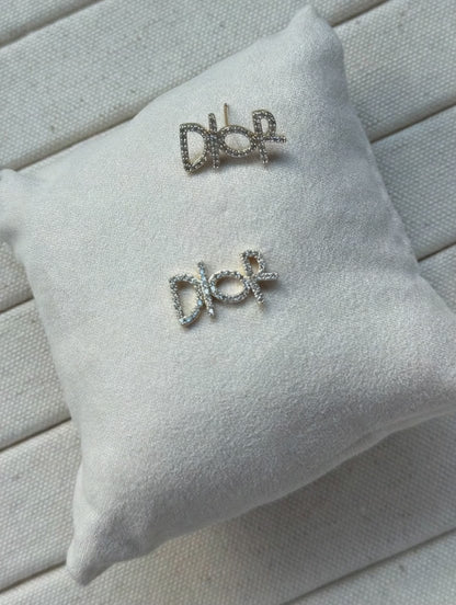 Chic Script Earrings
